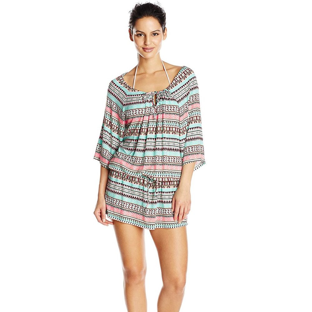 NWT Kenneth Cole Boho Breeze Tunic Cover Up